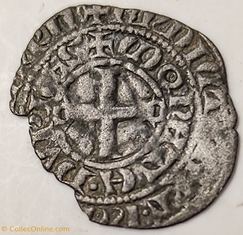 EUDES IV 1315-1348 Maille noire Double au petit écu monnaies europe medievale france feodales eudes iv 1315 1348 maille noire double au petit ecu