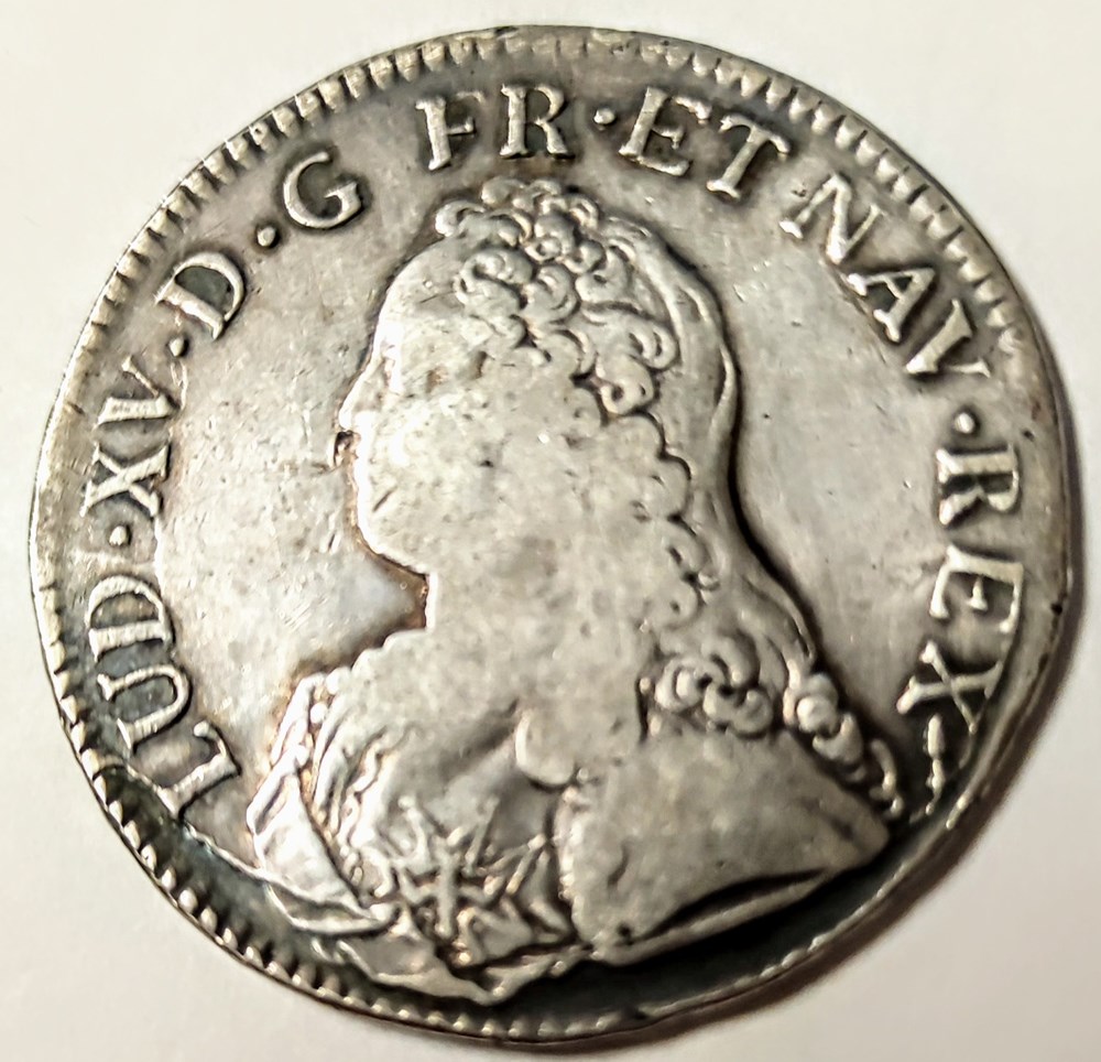 LOUIS XV écu aux lauriers 1726 P monnaies europe medievale france louis xv ecu aux lauriers 1726 p