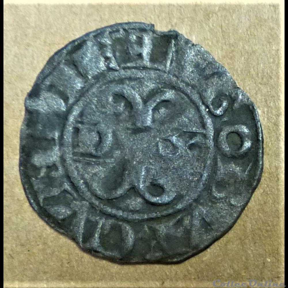 monnaies europe medievale a france feodales hugues iv 1218 1272 denier
