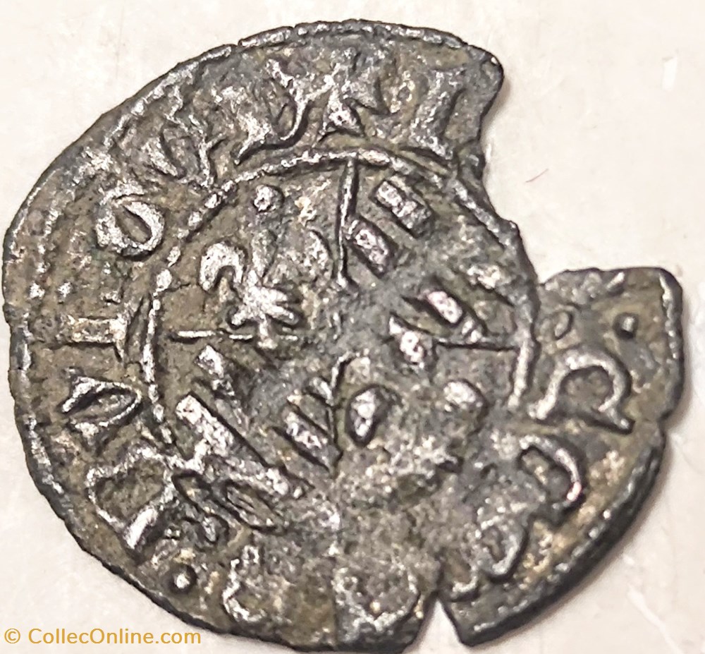 PHILIPPE le BON 1419-1467 Demi double ou denier Auxonne monnaies europe medievale france feodales philippe le bon 1419 1467 demi double ou denier auxonne