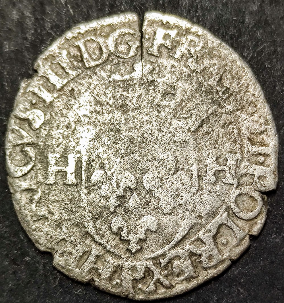 monnaies europe medievale france royales henri iii douzain aux deux h 1 er type 1587 p