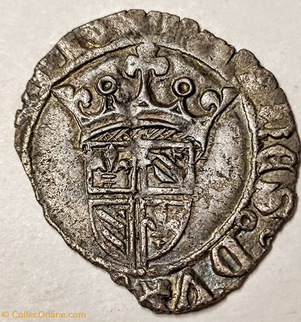 monnaies europe medievale france feodales jean sans peur 1404 1419 gros ou florette