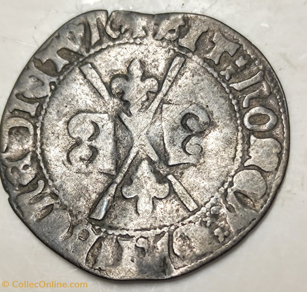 CHARLES le TÉMÉRAIRE Gros à la croix de Saint André monnaies europe medievale france feodales charles le temeraire gros a la croix de saint andre
