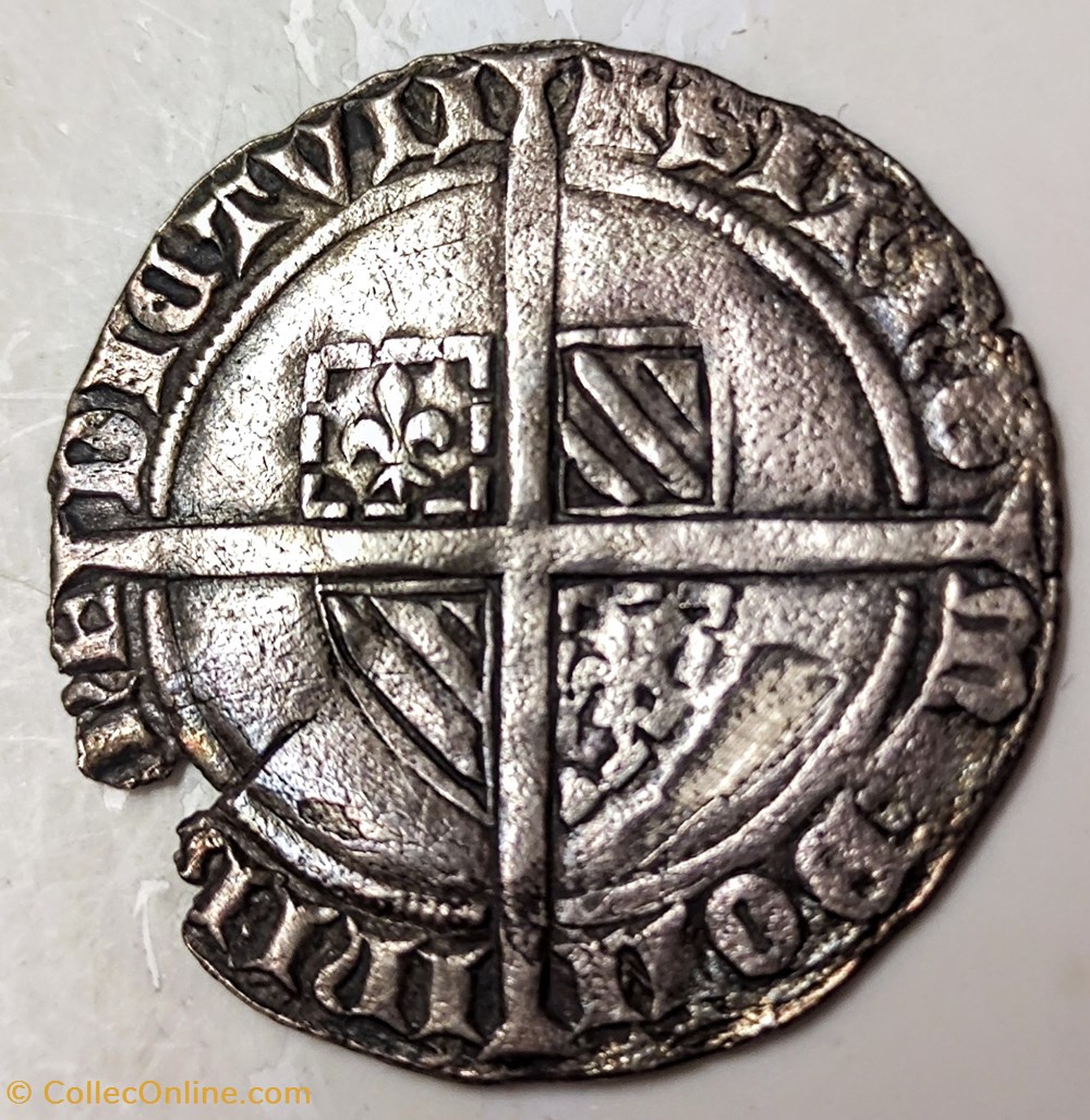 PHILIPPE LE HARDI COMTE DE FLANDRE double gros botdraeger dit " à la mante". monnaies europe medievale pays bas bourguignons philippe le hardi comte de flandre double gros botdraeger dit a la mante