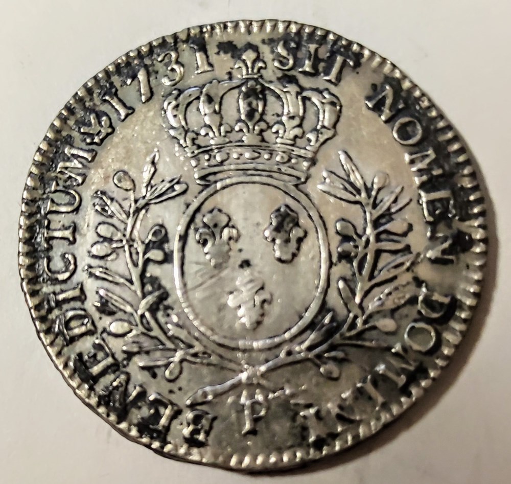 LOUIS XV 1/2 écu aux lauriers 1731 monnaies europe medievale france louis xv 1 2 ecu aux lauriers 1731