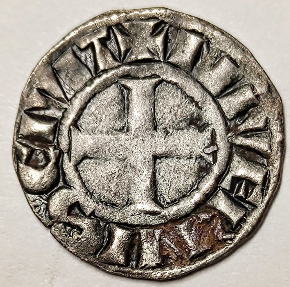monnaies europe medievale france feodales nivernais comte de nevers mahaut ii 1257 1267 denier