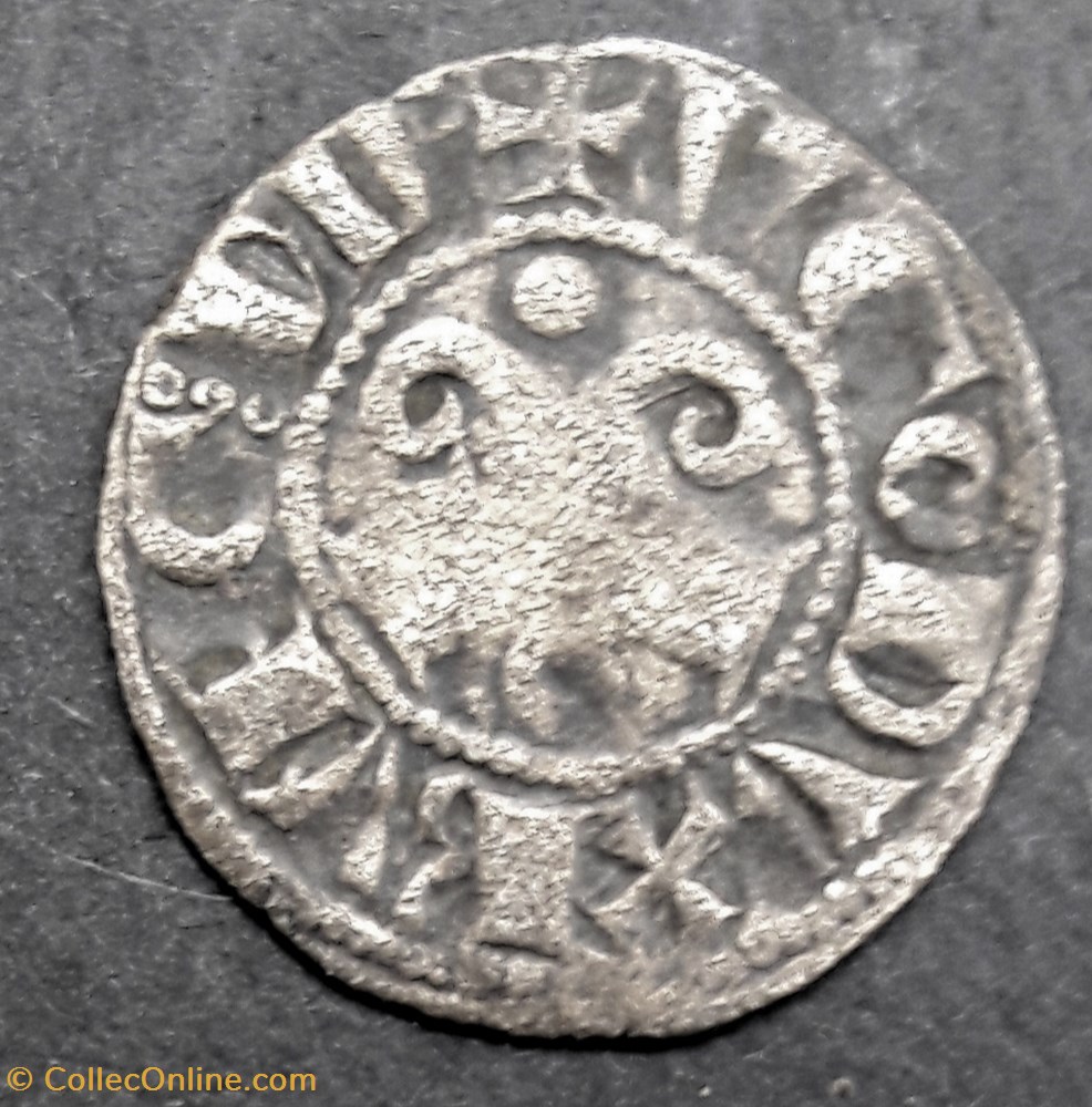 HUGUES III 1162-1192 denier monnaies europe medievale a france feodales hugues iii 1162 1192 denier