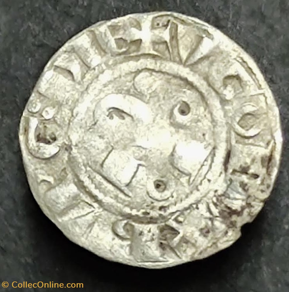 HUGUES III 1162-1192 denier monnaies europe medievale a france feodales hugues iii 1162 1192 denier