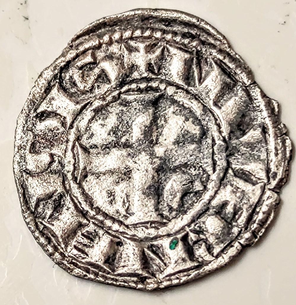 Denier d' EUDES de BOURGOGNE Comté de Nevers monnaies europe medievale a france feodales denier eudes de bourgogne comte de nevers