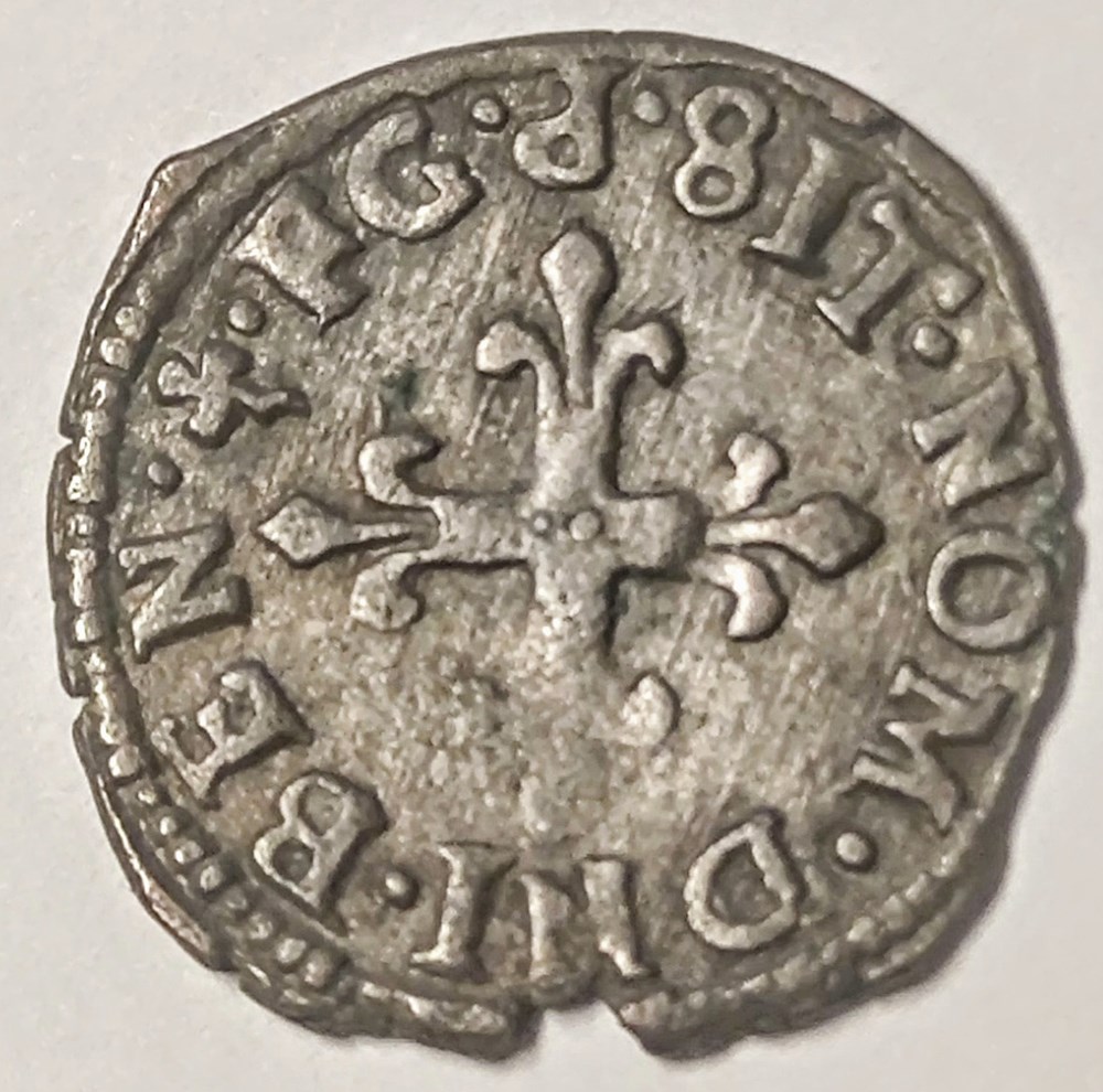 HENRI III Liard à l'H couronnée 1578 P monnaies europe medievale france royales henri iii liard a h couronnee 1578 p