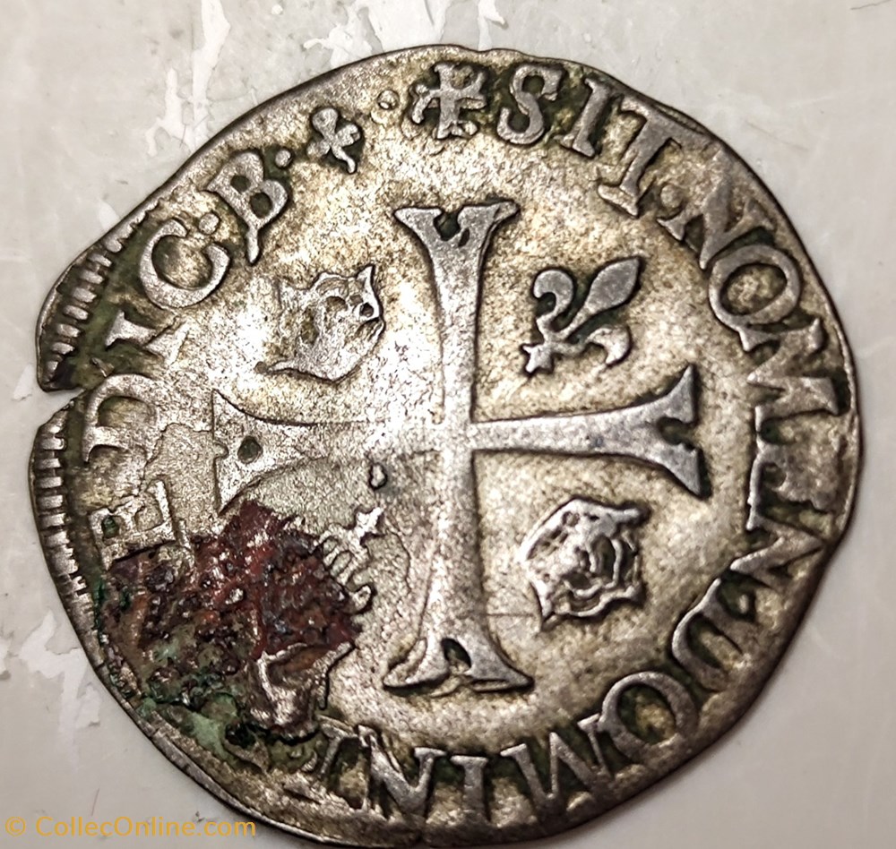 monnaies europe medievale france royales charles ix douzain aux 2 c 1er type 1573 p