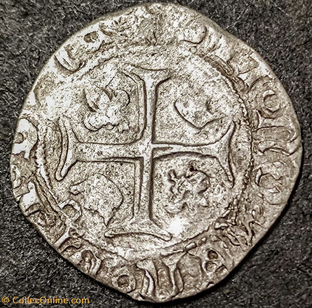 monnaies europe medievale france royales charles viii 1438 1498 liard au dauphin 2eme type