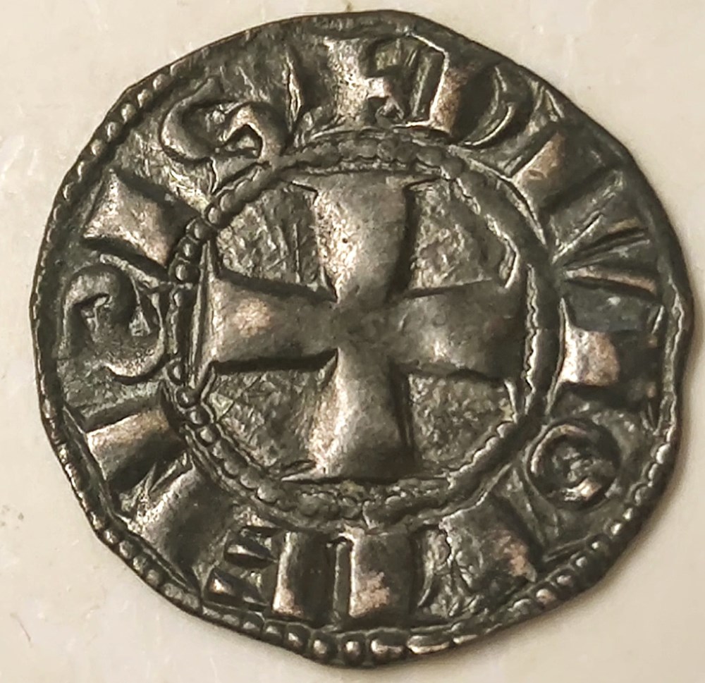 HUGUES III 1162-1192 denier monnaies europe medievale a france feodales hugues iii 1162 1192 denier