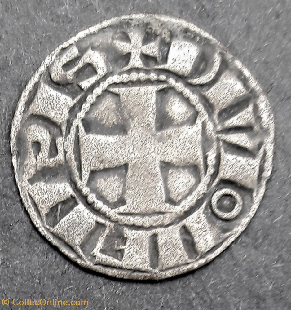 HUGUES III 1162-1192 denier monnaies europe medievale a france feodales hugues iii 1162 1192 denier