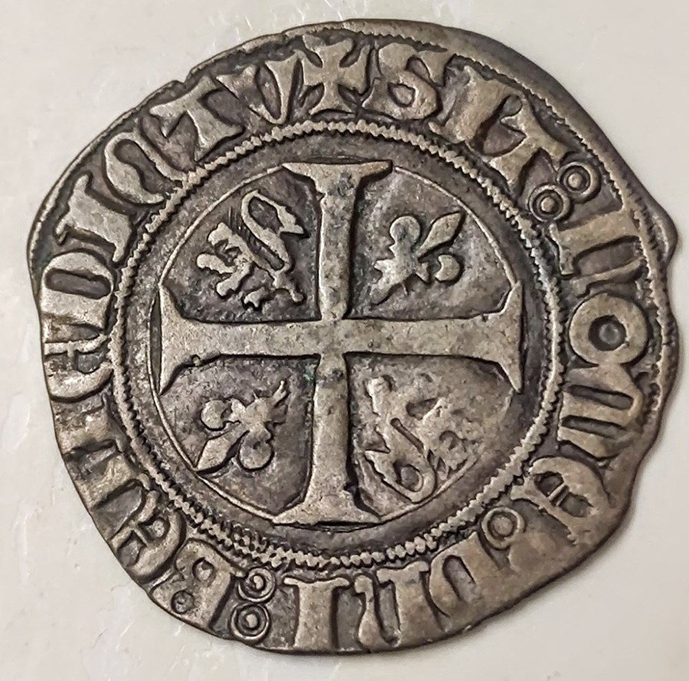 monnaies europe medievale france feodales philippe le hardi 1363 1404 grand blanc