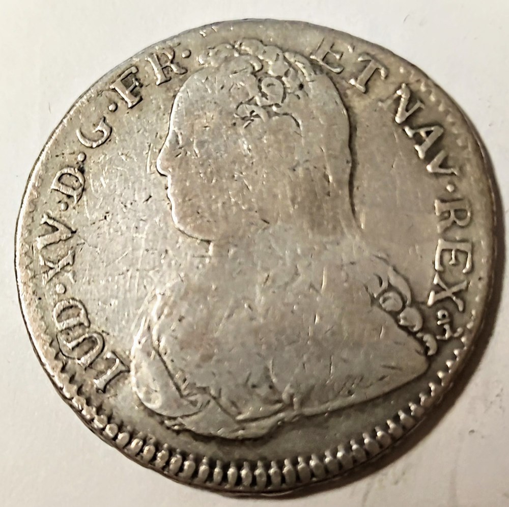 monnaies europe medievale france royales louis xv 1 2 ecu aux lauriers 1730