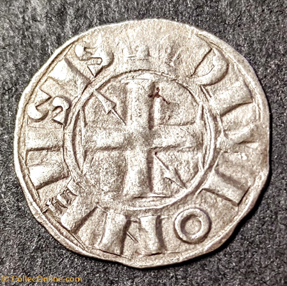 monnaies europe medievale a france feodales eudes ii 1143 1162 denier