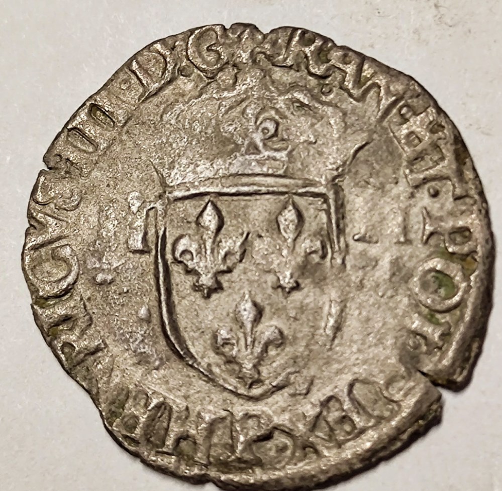 HENRI III Douzain aux deux H 1 er type 1577 P monnaies europe medievale france royales henri iii douzain aux deux h 1 er type 1577 p