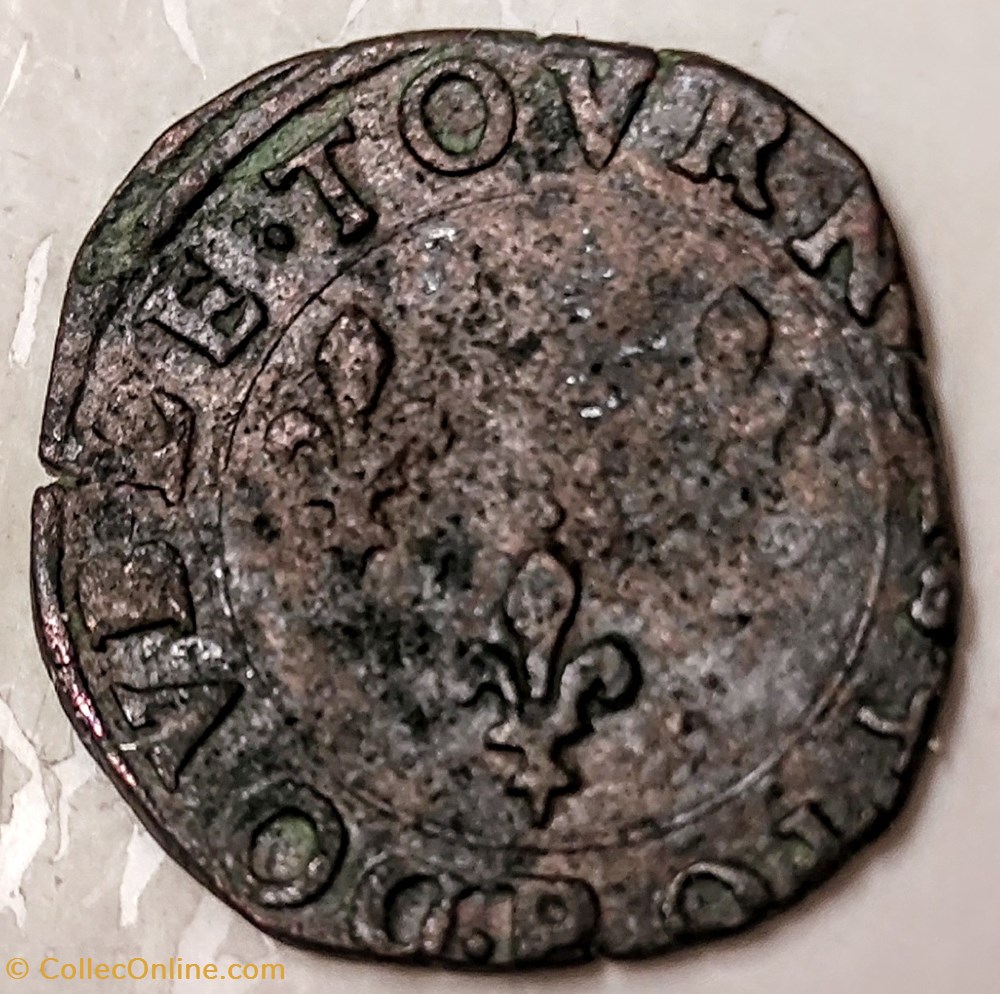 monnaies europe medievale a france henri iii double tournois 1578