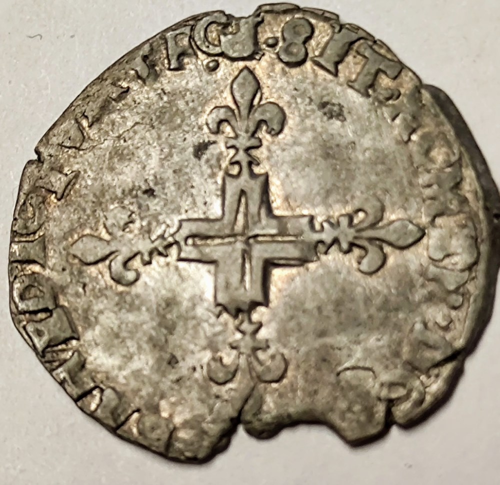 monnaies europe medievale france royales henri iii sol parisis 1578 p