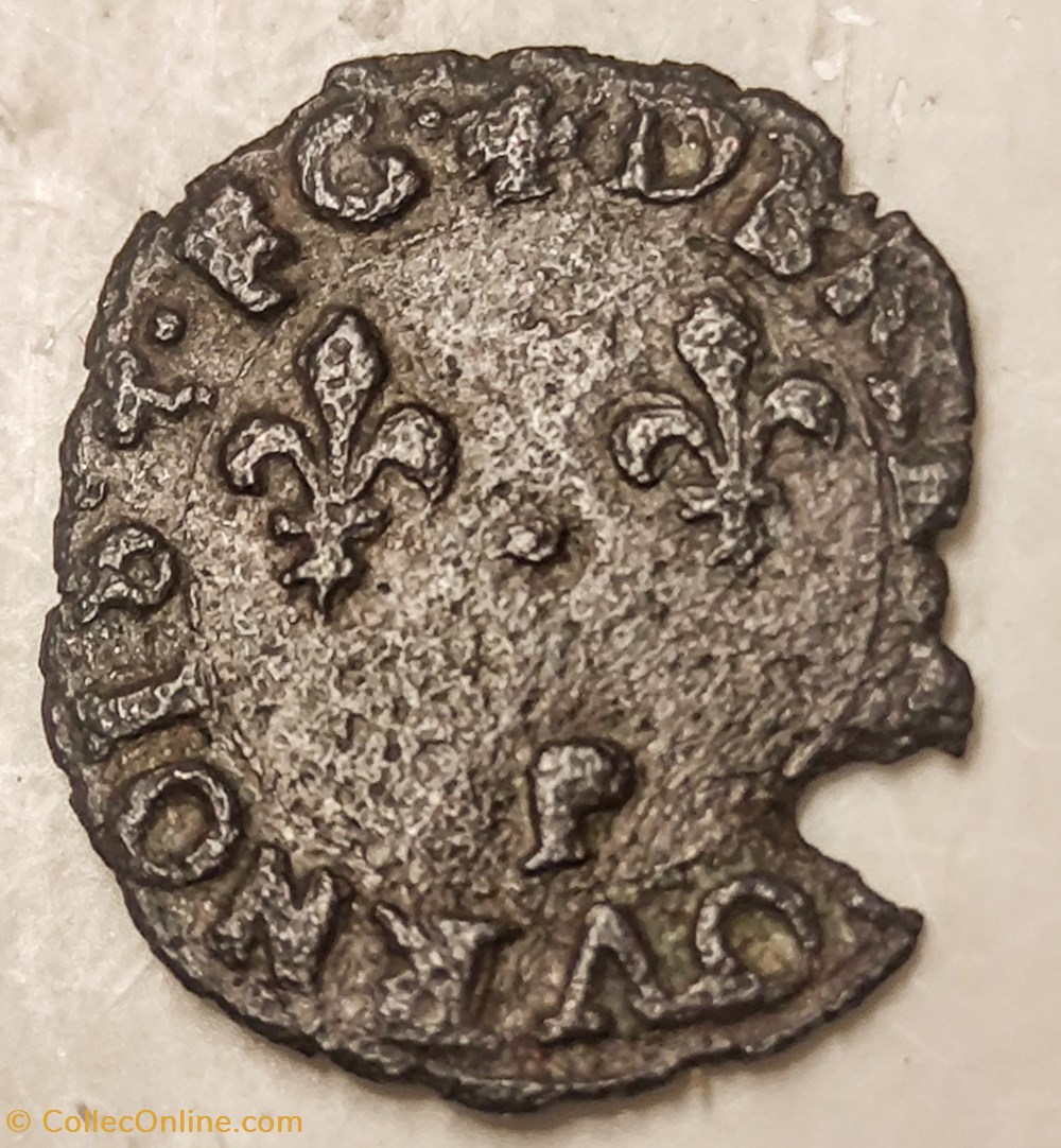 monnaies europe medievale a france henri iii denier tournois