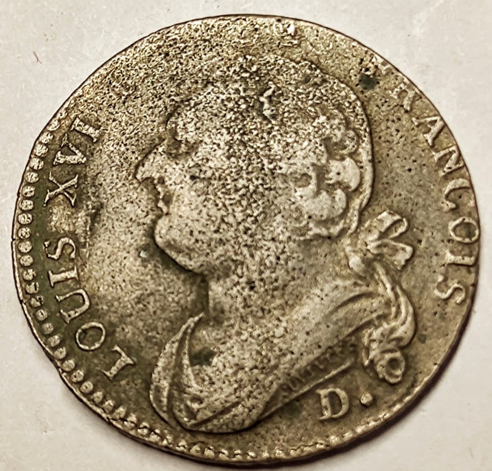 monnaies europe medievale france royales louis xvi 12 deniers au faisceau 1793 d