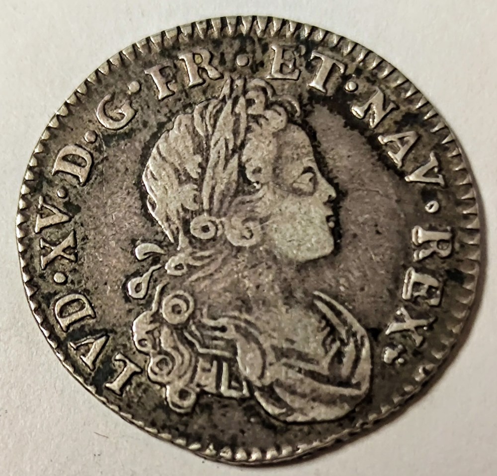 LOUIS XV XX sols ou 1/6è d'écu de Navarre monnaies europe medievale france louis xv xx sols ou 1 6e ecu de navarre