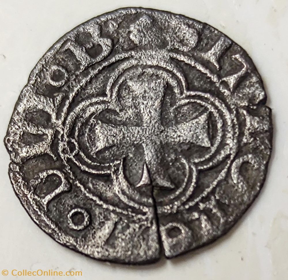 monnaies europe medievale france royales charles viii 1438 1498 denier tournois