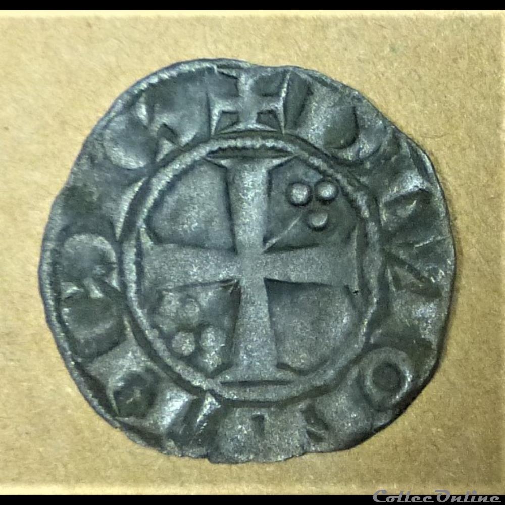 monnaies europe medievale a france feodales hugues iv 1218 1272 denier