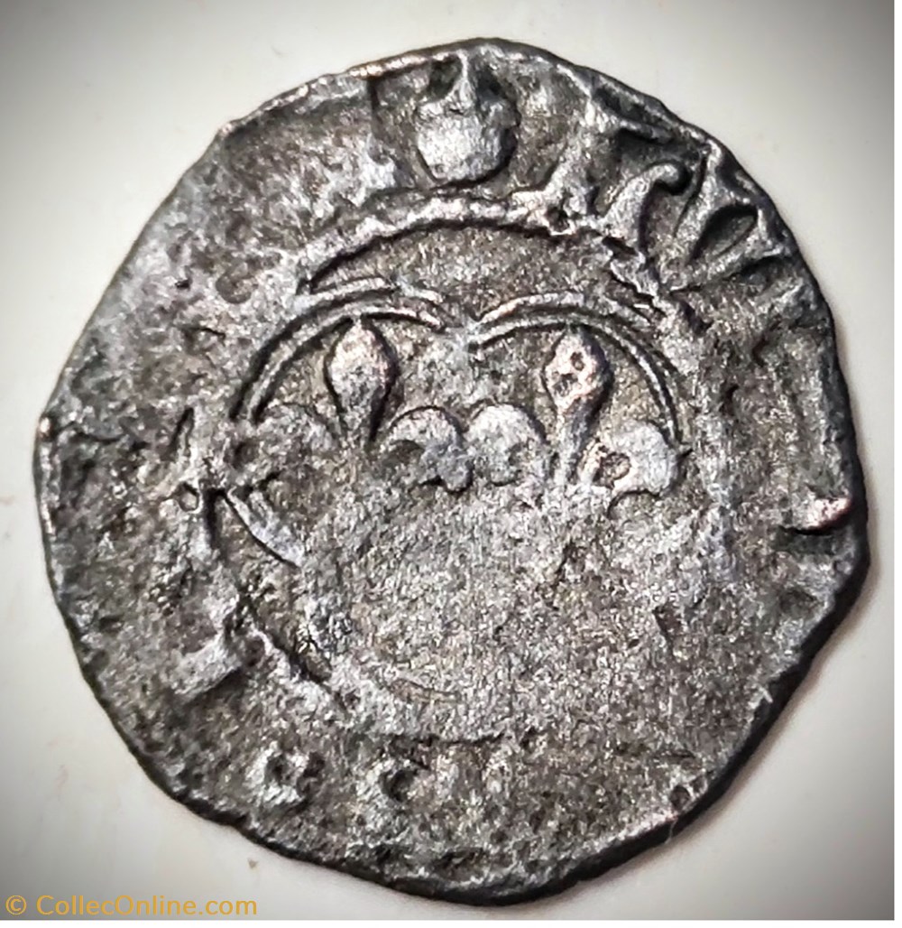 monnaies europe medievale a france royales louis xi denier tournois 2eme emission 1476