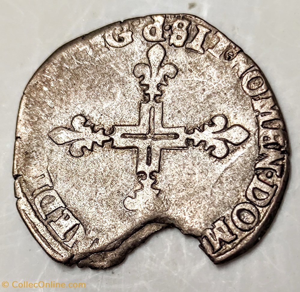 monnaies europe medievale france royales henri iii double sol parisis 2 eme type 1578