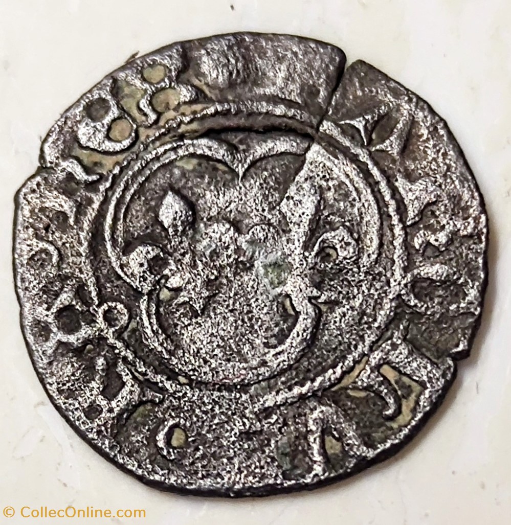 monnaies europe medievale france royales charles viii 1438 1498 denier tournois