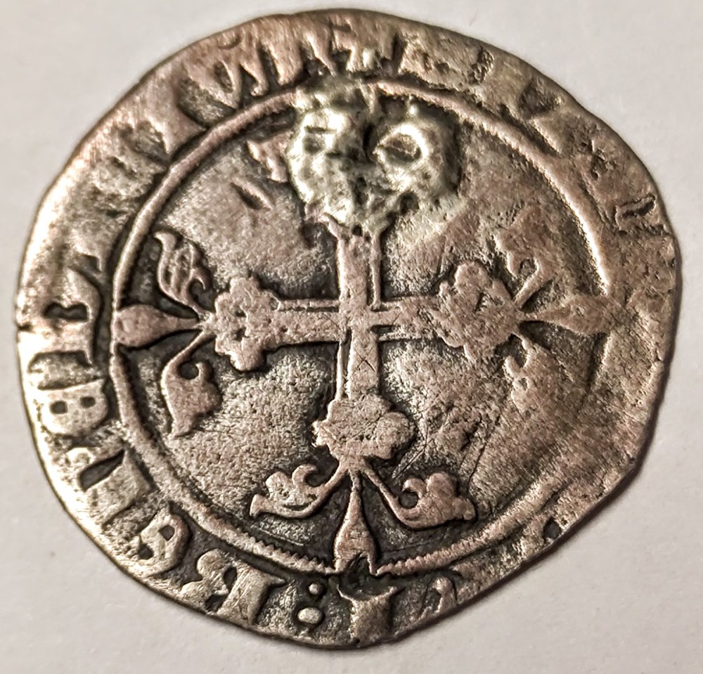 PHILIPPE LE BON 1419-1467 Blanc à l'écu de Bourgogne dans un trilobe monnaies europe medievale france feodales philippe le bon 1419 1467 blanc a ecu de bourgogne dans un trilobe