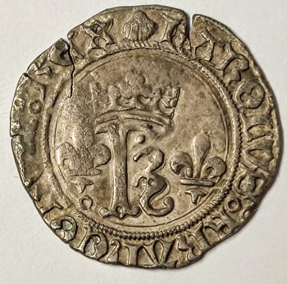 monnaies europe medievale france royales charles viii 1438 1498 petit karolvs dijon
