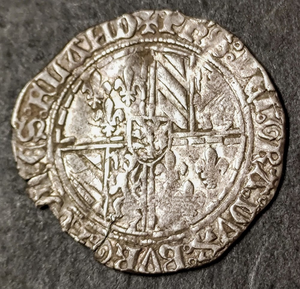 PHILIPPE le BON PAYS BAS BOURGUIGNONS Comté de Flandre double gros dit "Vierlander" monnaies europe medievale philippe le bon pays bas bourguignons comte de flandre double gros dit vierlander