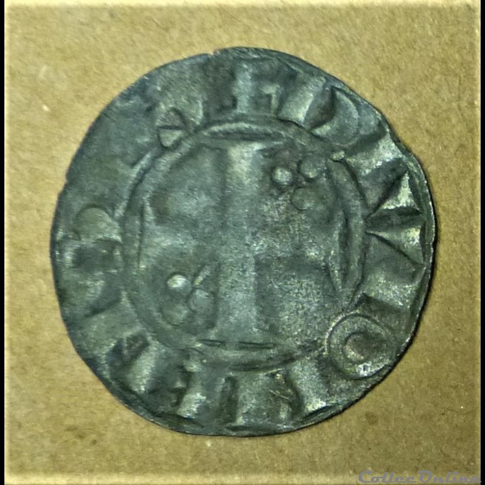 monnaies europe medievale a france feodales hugues iv 1218 1272 denier