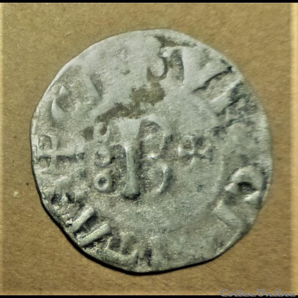 Denier époque d'HUGUES II comte de Chalon ( 1102-1143) monnaies europe medievale france feodales denier epoque hugues ii comte de chalon 1102 1143