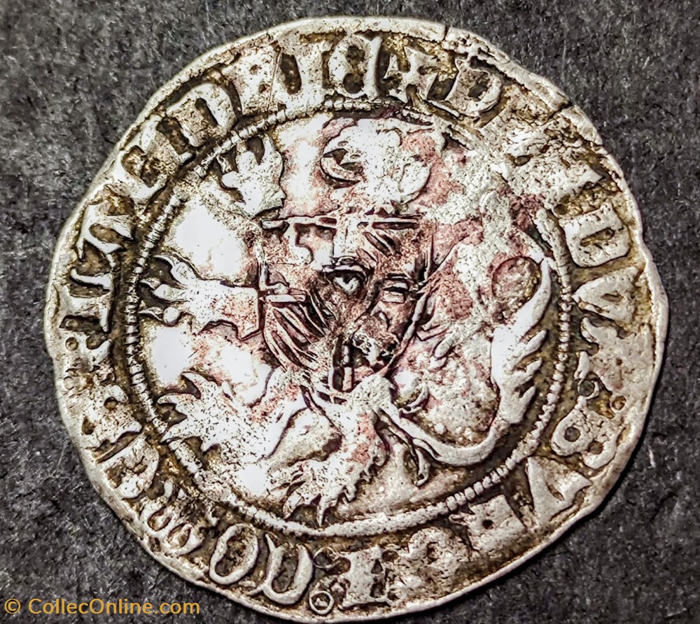 monnaies europe medievale philippe le bon pays bas bourguignons comte de flandre double gros dit cromsteert