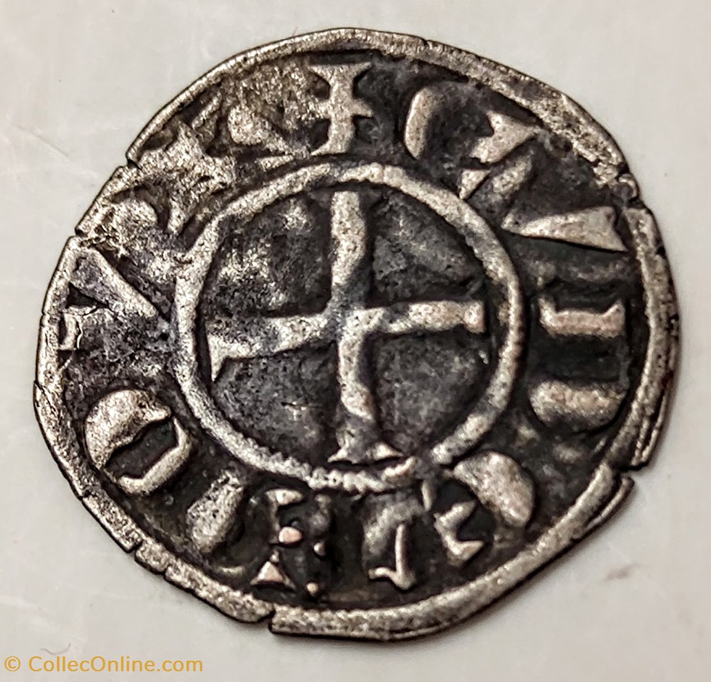 EUDES IV 1315-1349 denier monnaies europe medievale a france feodales eudes iv 1315 1349 denier