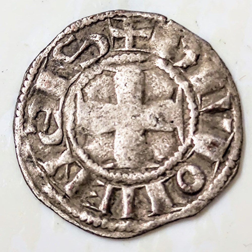 HUGUES III 1162-1192 denier monnaies europe medievale a france feodales hugues iii 1162 1192 denier