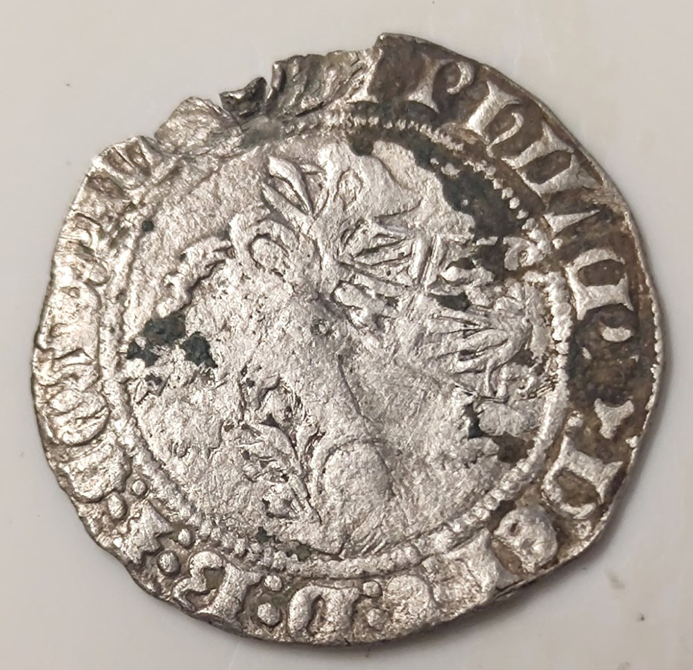 monnaies europe medievale pays bas bourguignons philippe le hardi comte de flandre demi gros botdraeger dit a la mante