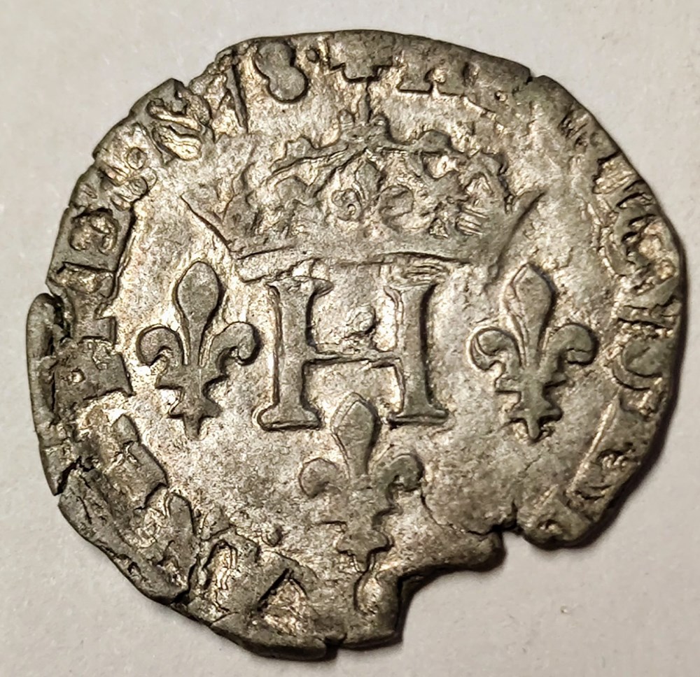 monnaies europe medievale france royales henri iii sol parisis 1578 p