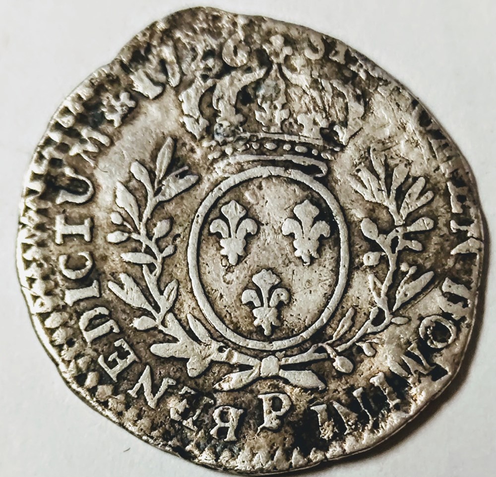 monnaies europe medievale france louis xv 1 10e ecu aux lauriers 1726 p