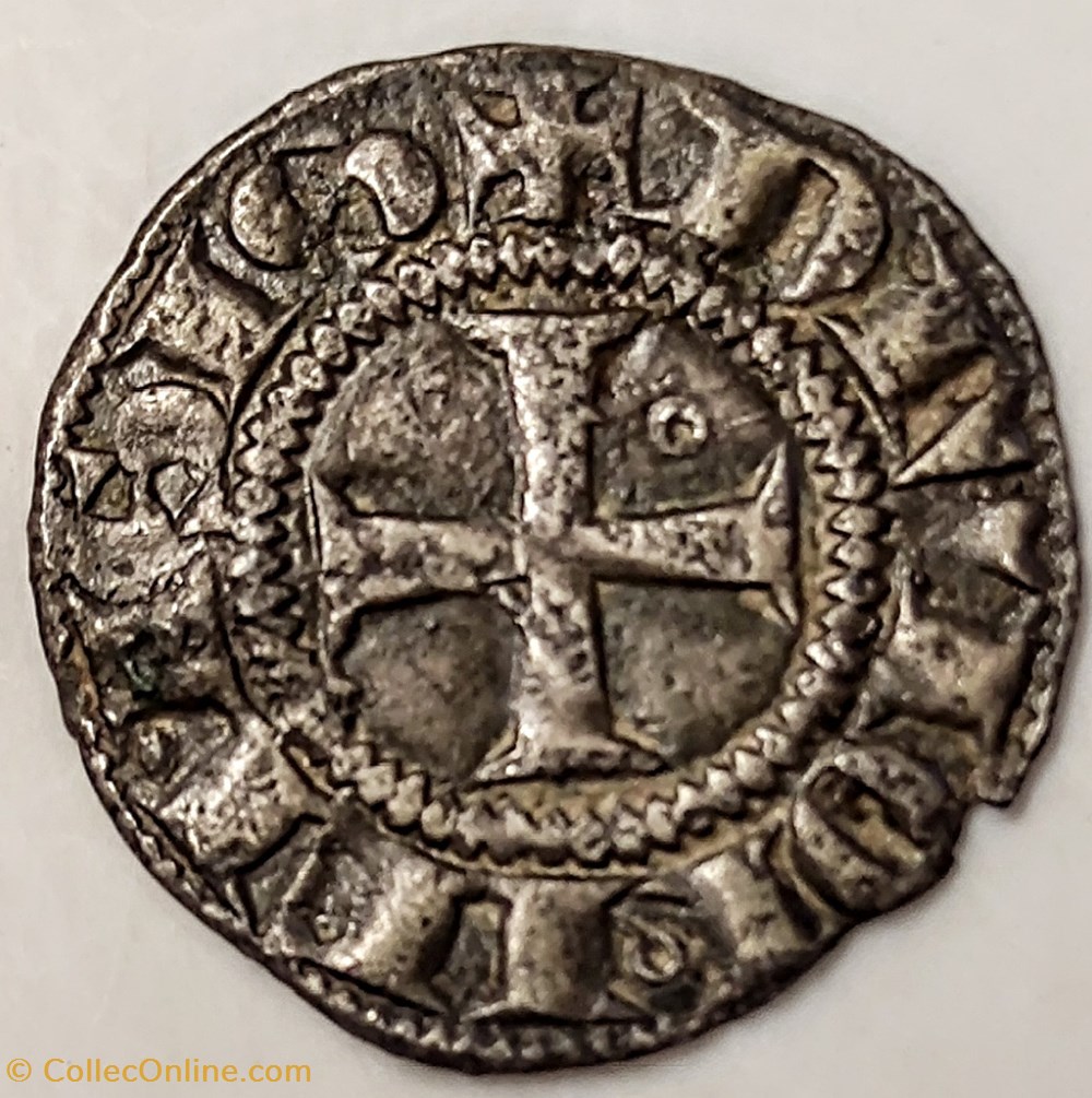 monnaies europe medievale a france feodales robert ii 1272 1305 denier