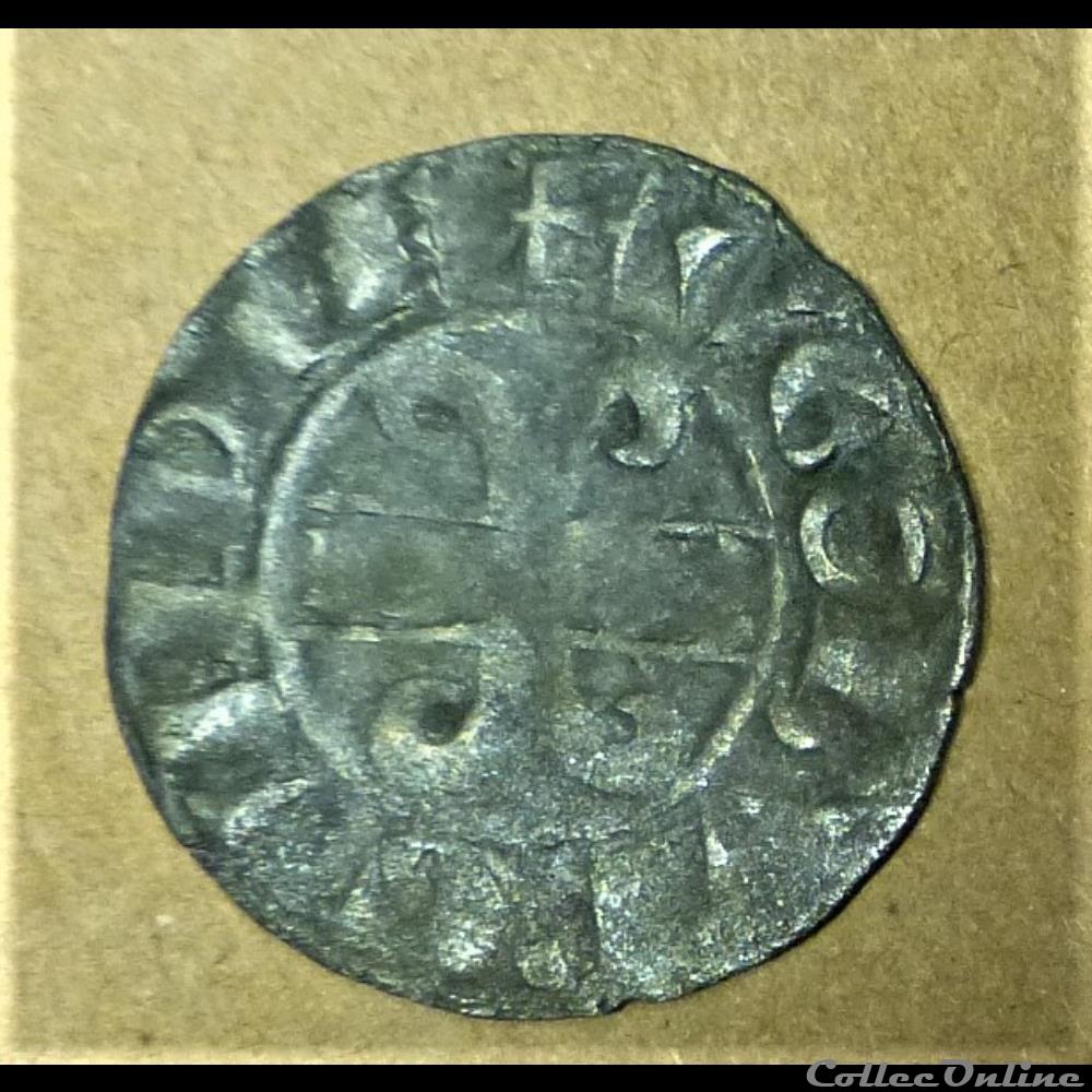 monnaies europe medievale a france feodales hugues iv 1218 1272 denier