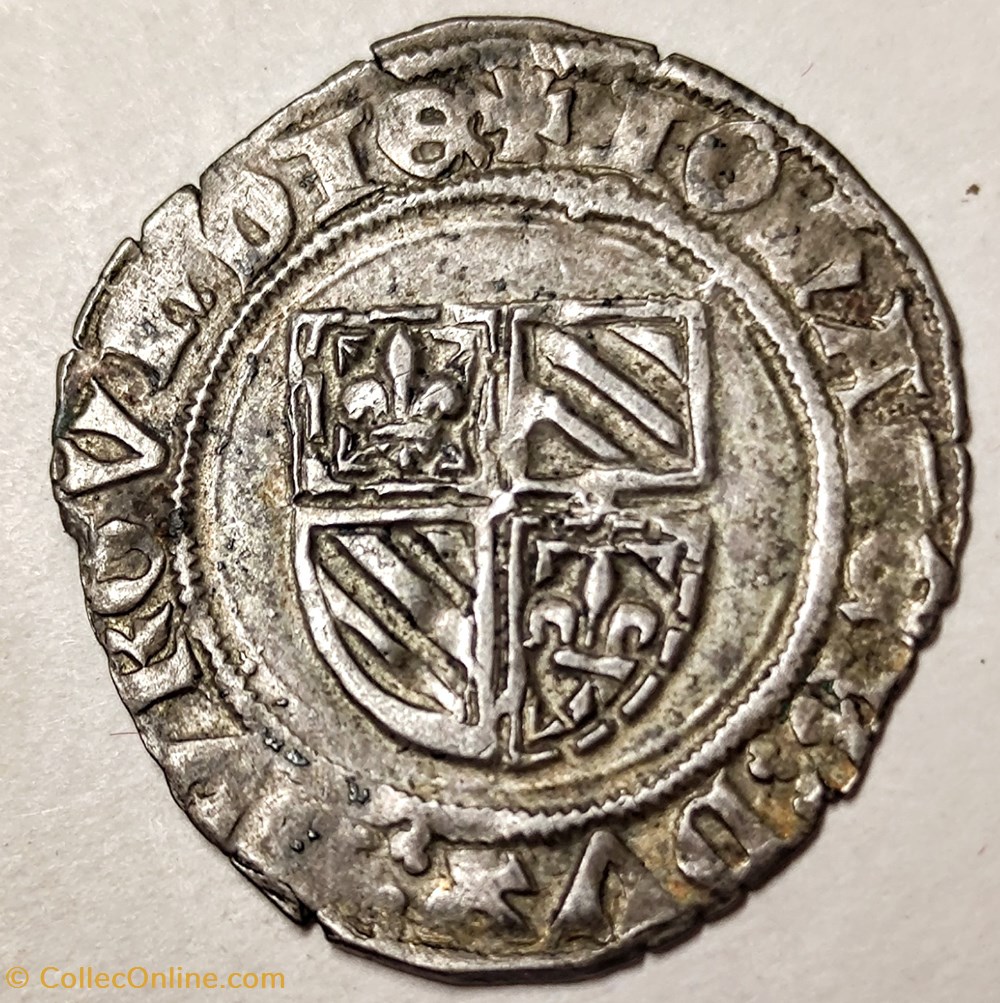 monnaies europe medievale france feodales jean sans peur 1404 1419 grand blanc