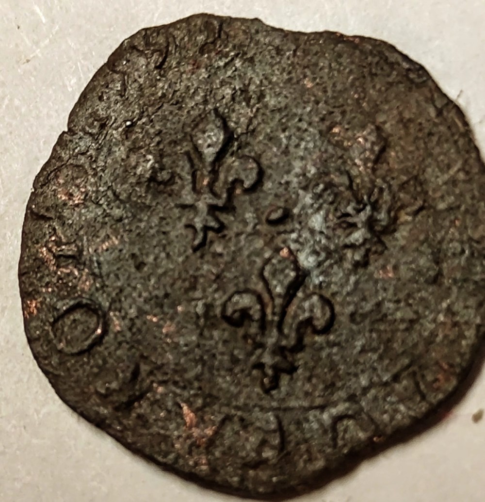 monnaies europe medievale france royales charles x double tournois 1592 p