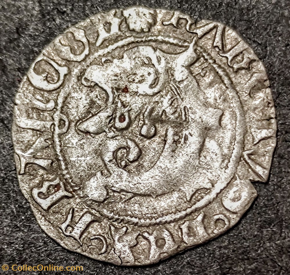 monnaies europe medievale france royales charles viii 1438 1498 liard au dauphin 2eme type