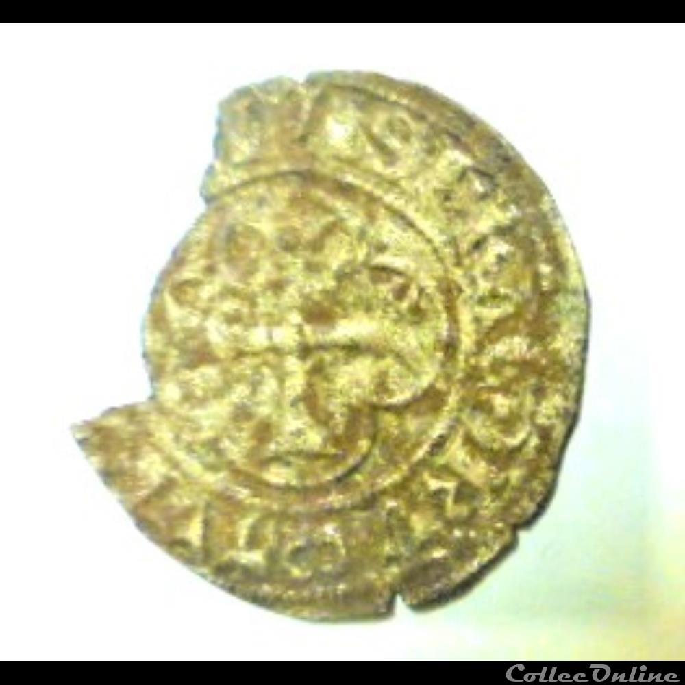 monnaies europe medievale france royales charles vii 1422 1461 denier tournois au briquet