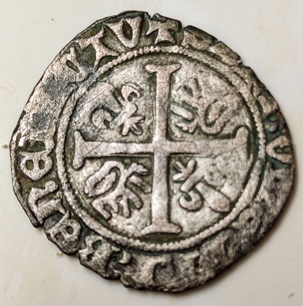 monnaies europe medievale france feodales jean sans peur 1404 1419 grand blanc cuisery
